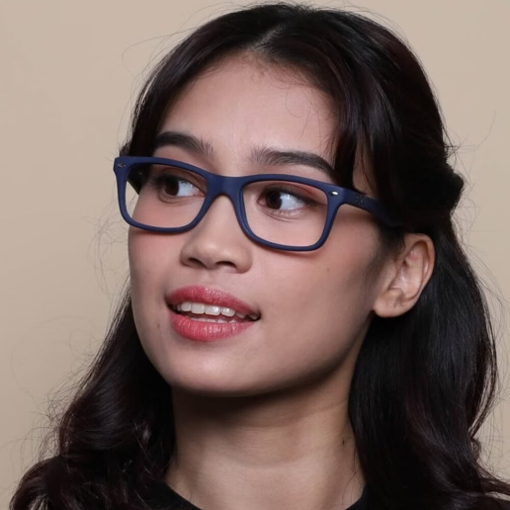Ray-Ban Unisex Dark Sand Blue Prescription Eyeglass Frames